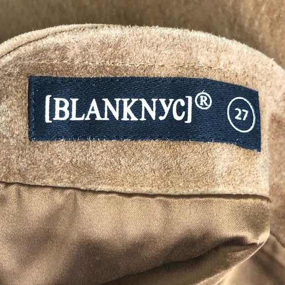 𝅺Blank NYC Brown suede zip front skirt - Picture 6 of 9